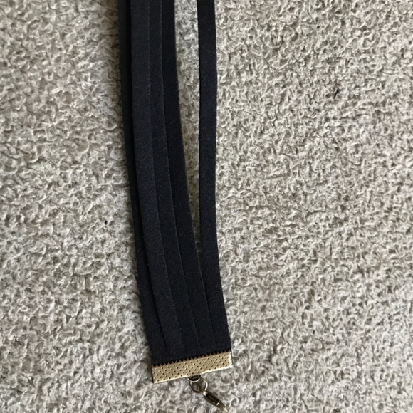 Black Suede Multilayer Choker - Picture 3 of 5